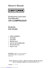 Craftsman 919.167244 Owner's Manual