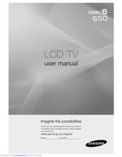 Samsung LN46C650L1F User Manual