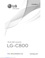 LG LG-C800 Guías Del Usuario Manual