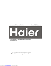 Haier XPB80-113S Manual Del Usuario