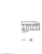 Haier XQS80-828 User Manual