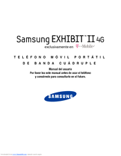 Samsung Exhibit II 4G Manual Del Usuario