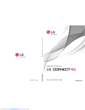 LG Coonect 4G Owner's Manual