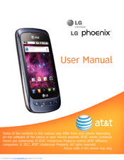 LG AT&T Phoenix User Manual