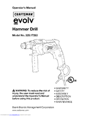Craftsman evolv 320.17263 Operator's Manual