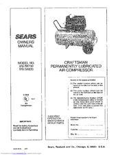 Craftsman 919.156830 Owner's Manual