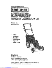 Craftsman 917.377220 Owner's Manual