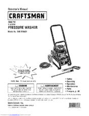 Craftsman 580.676621 Operator's Manual