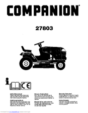 Companion 27803 Instruction Manual