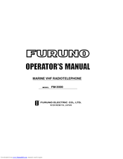 Furuno FM-3000 Operator's Manual