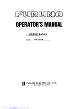 Furuno FR-7041R Operators Operator's Manual