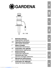 Gardena 1189 Operating Instructions Manual
