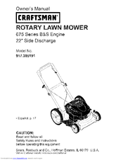 CRAFTSMAN 917.385191 Owner's Manual
