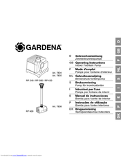 Gardena RP 420 Operating Instructions Manual