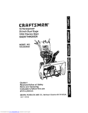 Craftsman 536.882650 Owner's Manual