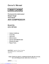 Craftsman 919.167463 Owner's Manual