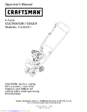 Craftsman 316.292701 Operator's Manual