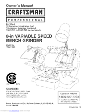 Craftsman 152.211620 Owner's Manual