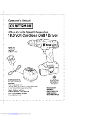 Craftsman 172.64120 Operator's Manual