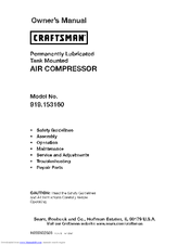 Craftsman 919.153160 Owner's Manual