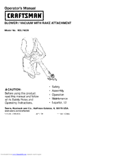 Craftsman 900.74828 Operator's Manual