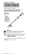Craftsman Weedwacker 358.791051 Operator's Manual