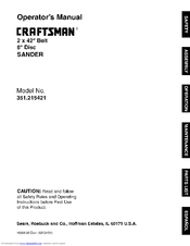 Craftsman 351.215421 Operator's Manual