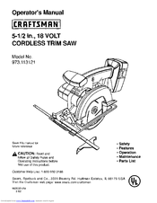 Craftsman 973.113121 Operator's Manual