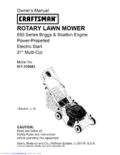 Craftsman 917.370583 Owner's Manual