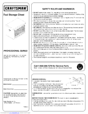 Craftsman 706.136250 Operating Instructions Manual