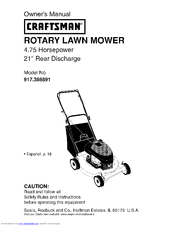 Craftsman 917.388891 Owner's Manual
