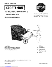 Craftsman 486.24223 Owner's Manual