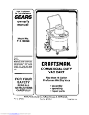 Sears 113.169240 Owner's Manual