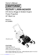Craftsman 917.370810 Owner's Manual