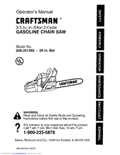 Craftsman 358.351202 Operator's Manual