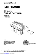 Craftsman 917.249660 Owner's Manual