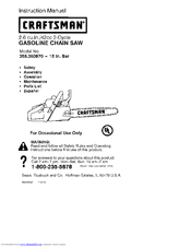 Craftsman 358.360870 Instruction Manual