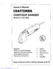 Craftsman 572.11629 Owner's Manual