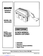 Craftsman 944.612540 Owner's Manual