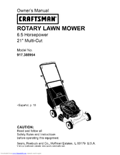 Craftsman 917.388954 Owner's Manual