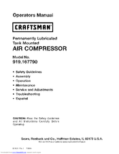 Craftsman 919.167790 Operators Operator's Manual