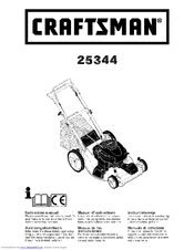 Craftsman 25344 Instruction Manual