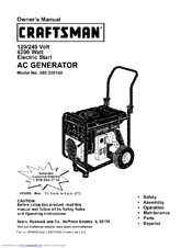 Craftsman 580.329140 Owner's Manual
