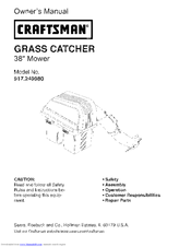 Craftsman 917.249980 Owner's Manual