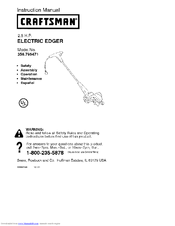 Craftsman 358.796471 Instruction Manual