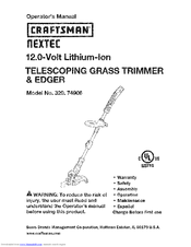 Craftsman Nextec 320.74906 Operator's Manual