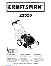 Craftsman 25550 Instruction Manual
