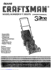Craftsman 917.383370 Owner's Manual