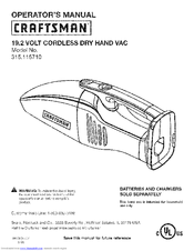 Craftsman 315.115710 Operator's Manual