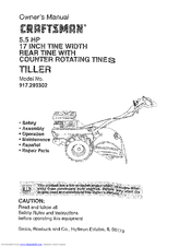 Craftsman 917.293302 Owner's Manual